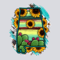 Alabama Map Sunflower Cactus Serape Zipper Hoodie | Teevron