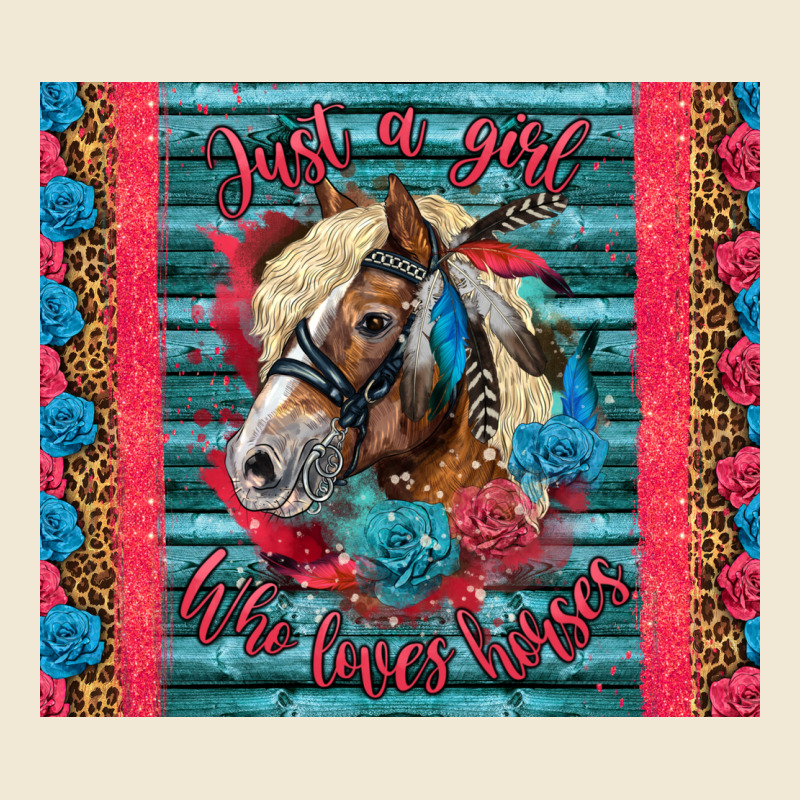 Just A Girl Who Loves Horses Ladies Tee by LillyAllenDesigns | Teevron