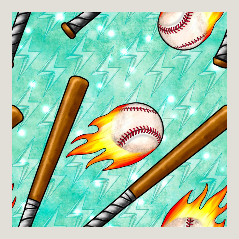 Baseball Bat With Thunders Seamless Pattern Heavy Core Tee by BundleAndBundleShop | Teevron
