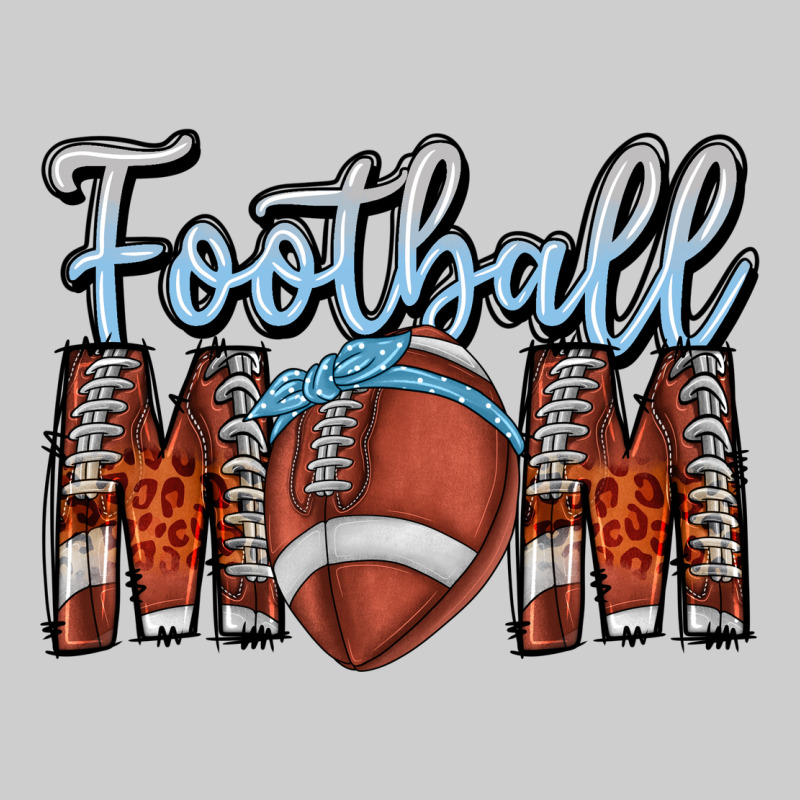 Football Mom Premium Tee by CowhideDigitalArt | Teevron