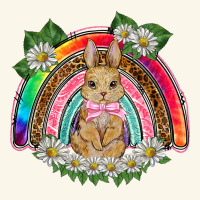 Easter Rabbit Rainbow Premium Hoodie | Teevron