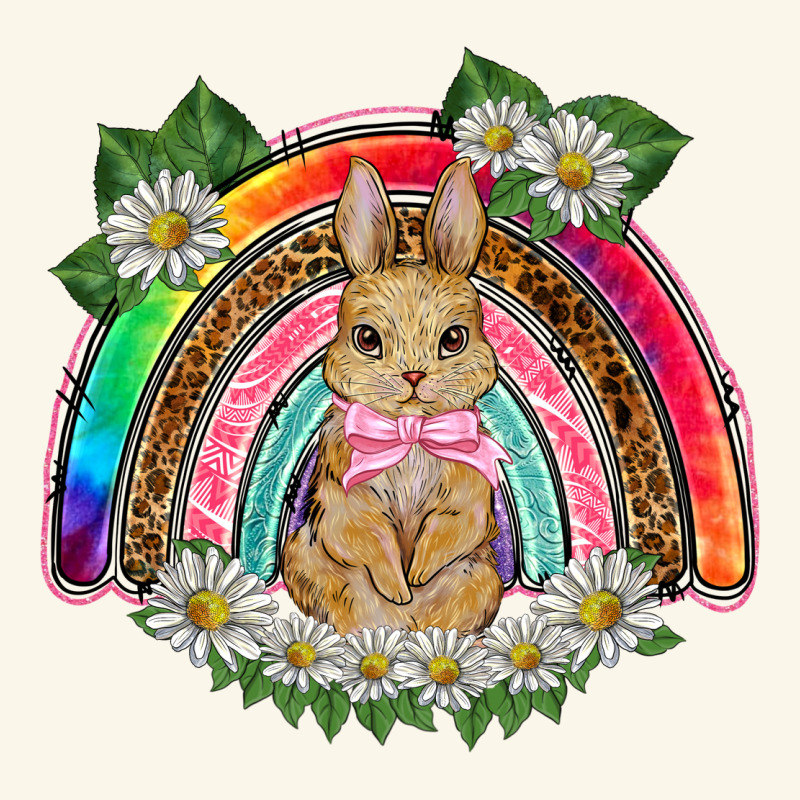 Easter Rabbit Rainbow Premium Hoodie by BarkalooDesign | Teevron