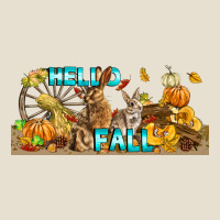 Hello Fall Rabbit Urban Heavy Tee | Teevron