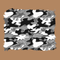 Black And White Camouflage Background Long Sleeve Tee | Teevron
