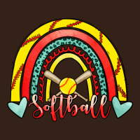 Softball Rainbow Heavy Core Tee | Teevron