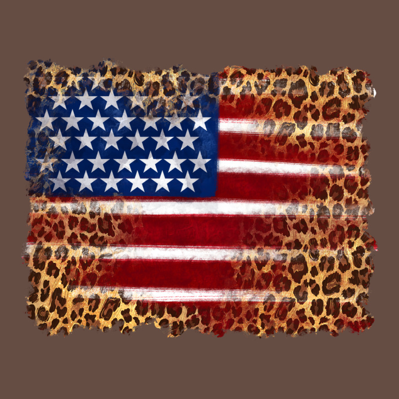 American Flag And Leopard Long Sleeve Tee by Artiststas | Teevron