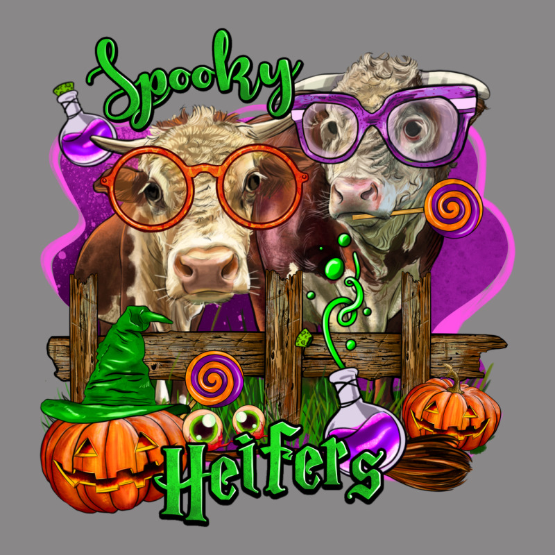 Spooky Halloween Cows Vintage Tee by LillyAllenDesigns | Teevron