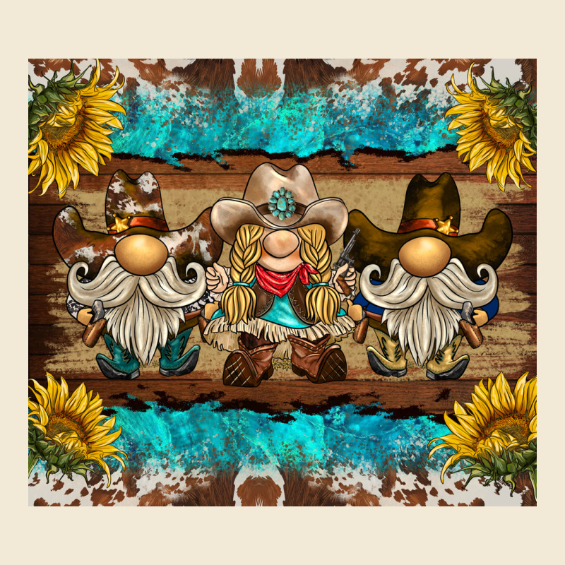 Western Gnome Tumbler Premium Hoodie by BarkalooDesign | Teevron