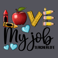 Love My Job Teacher Life Vintage Hoodie | Teevron