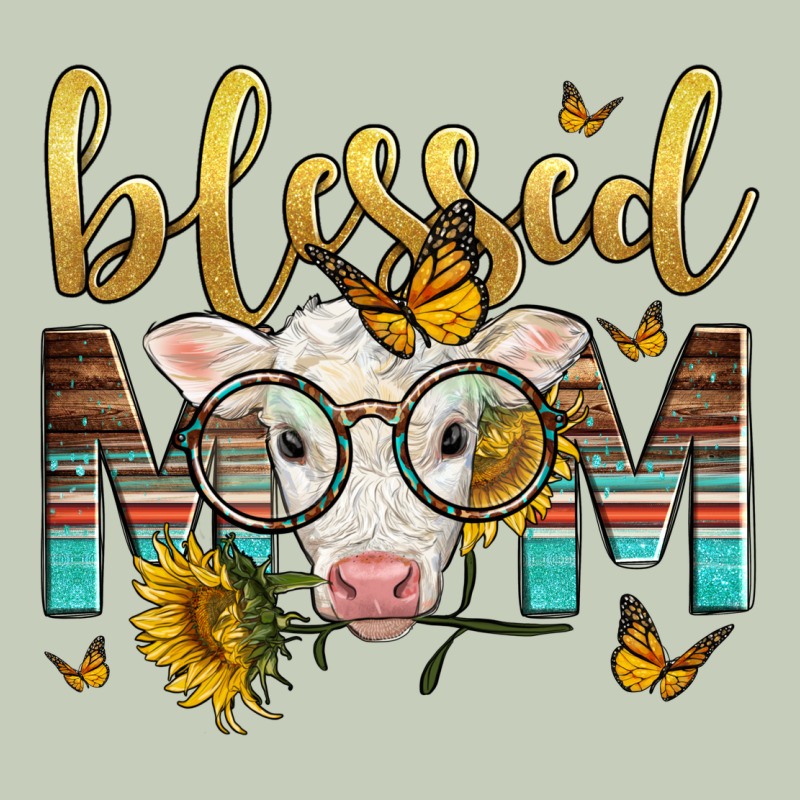 Western Blessed Mom Baby Calf Ladies Tee by LillyAllenDesigns | Teevron