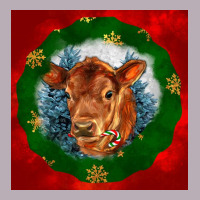 Christmas Red Angus Calf Head Vintage Tee | Teevron
