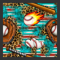 baseball glove and bat with serape seamless pattern | Teevron