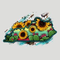 Kentucky Map Sunflower Cactus Serape Zipper Hoodie | Teevron