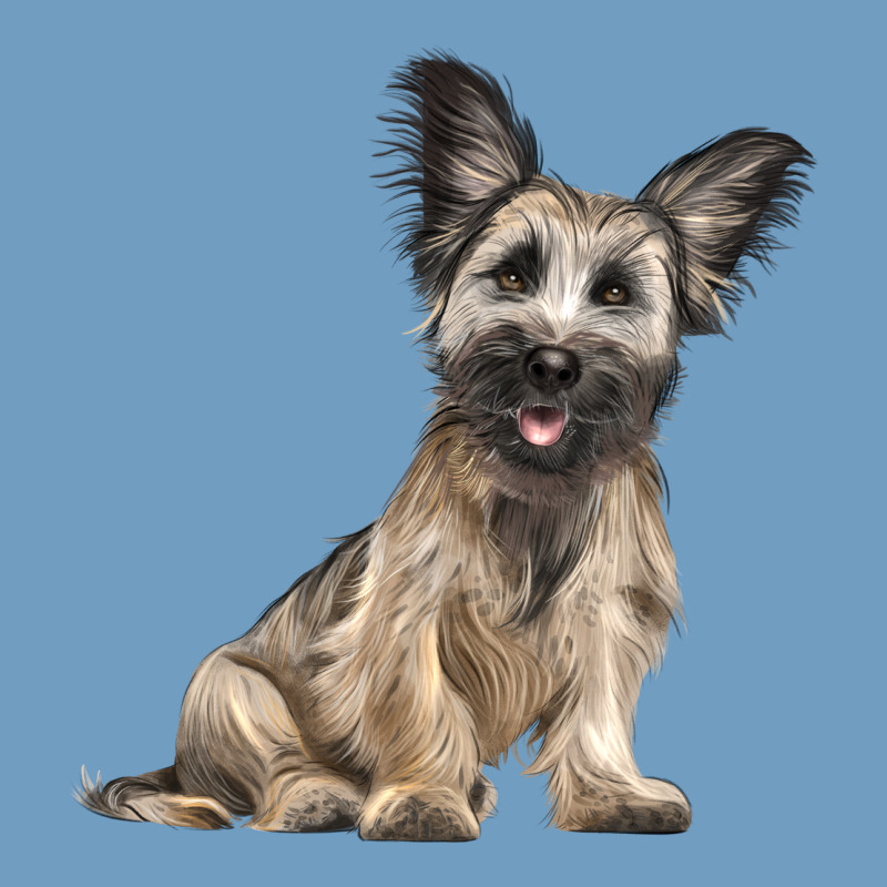 Skye Terrier Dog Illustrations Urban Heavy Tee by LillyAllenDesigns | Teevron