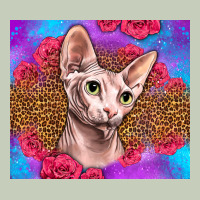 Purple Glitter Roses Sphynx Cat Ladies Tee | Teevron