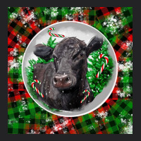 Christmas Black Angus Cow Vintage Tee | Teevron