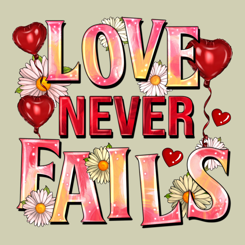 Love Never Fails Heavy Core Tee by FaDigitalArtStudio | Teevron