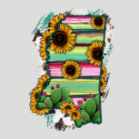 Mississippi Map Sunflower Cactus Serape Zipper Hoodie | Teevron