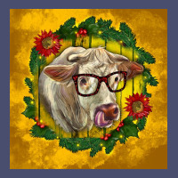 Christmas Charolais Cow Face Vintage Tee | Teevron