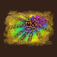 Colorful Glitter Leopard Background Heavy Core Tee | Teevron