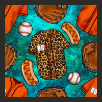 Baseball Leopard Uniform And Hotdog With Gemstone Seamless Pattern Heavy Core Tee | Teevron