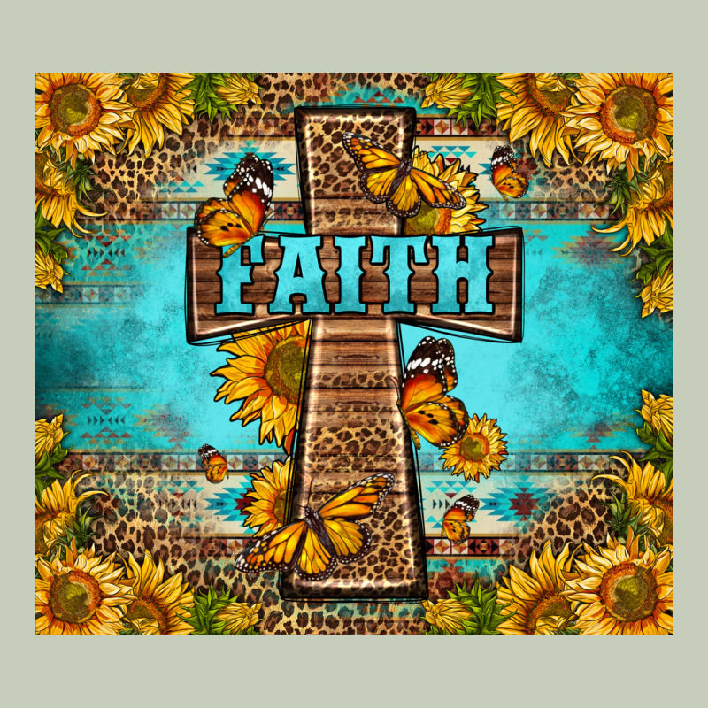 Western Faith Cross Butterfly Ladies Tee by LillyAllenDesigns | Teevron