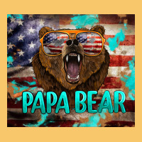 Papa Bear American Flag  Tumbler Vintage Hoodie | Teevron