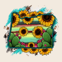 Oregon Map Sunflower Cactus Serape Zipper Hoodie | Teevron