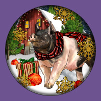 Hampshire Sow Pig Christmas Vintage Tee | Teevron