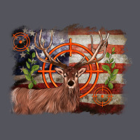 Deer Hunting Target American Flag  Background Vintage Hoodie | Teevron