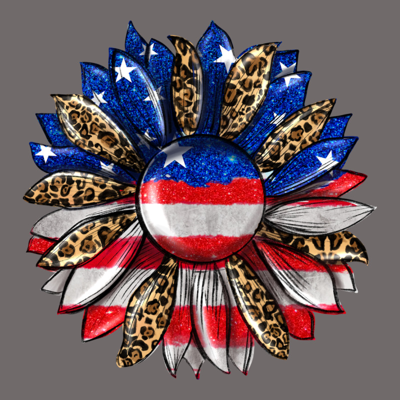 American Flag Leopard Urban Heavy Tee by RanaPortraitStore | Teevron