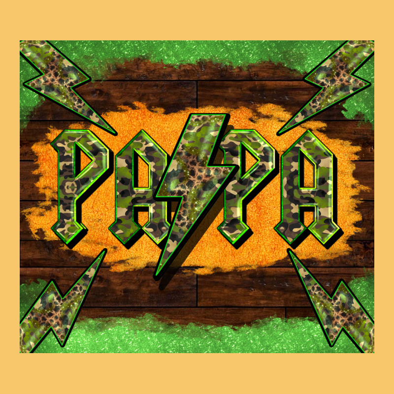 Papa  Lightning Camouflage Vintage Hoodie by BarkalooDesign | Teevron