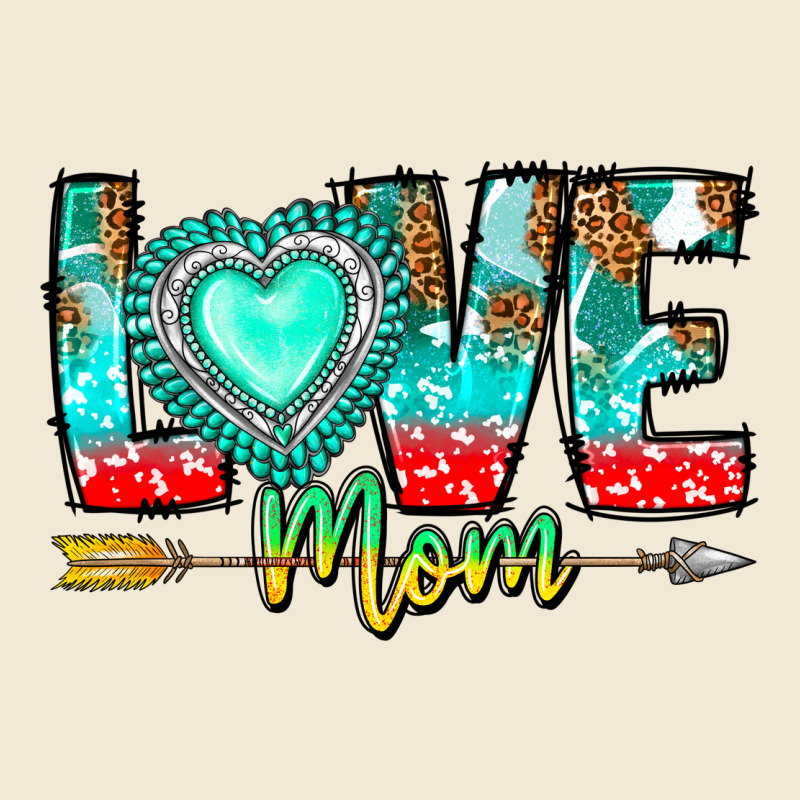 Love Mom Premium Tee by CowhideDigitalArt | Teevron