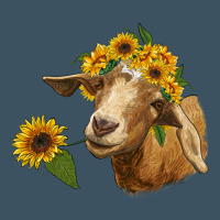 Goat With Sunflower Urban Heavy Tee | Teevron