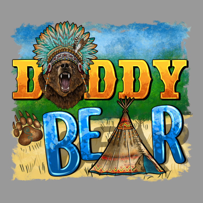 Daddy Bear Native Vintage Hoodie by BarkalooDesign | Teevron