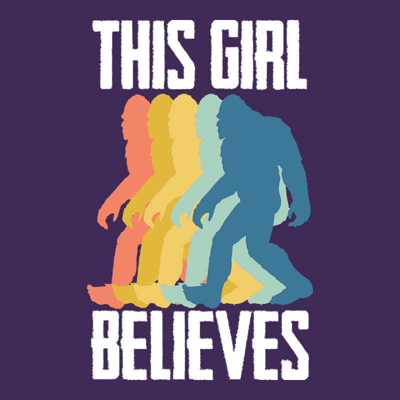Bigfoot T  Shirt Bigfoot   This Girl Believes T  Shirt Premium Hoodie by DesigneFamous | Teevron