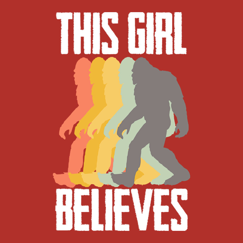 Bigfoot T  Shirt Bigfoot   This Girl Believes T  Shirt Premium Hoodie by DesigneFamous | Teevron