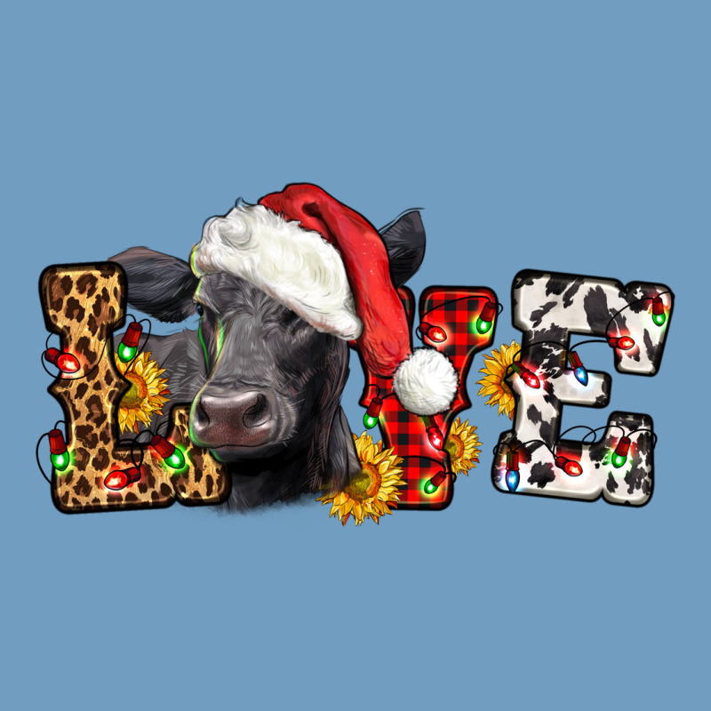 Love Christmas Black Angus Urban Heavy Tee by LillyAllenDesigns | Teevron