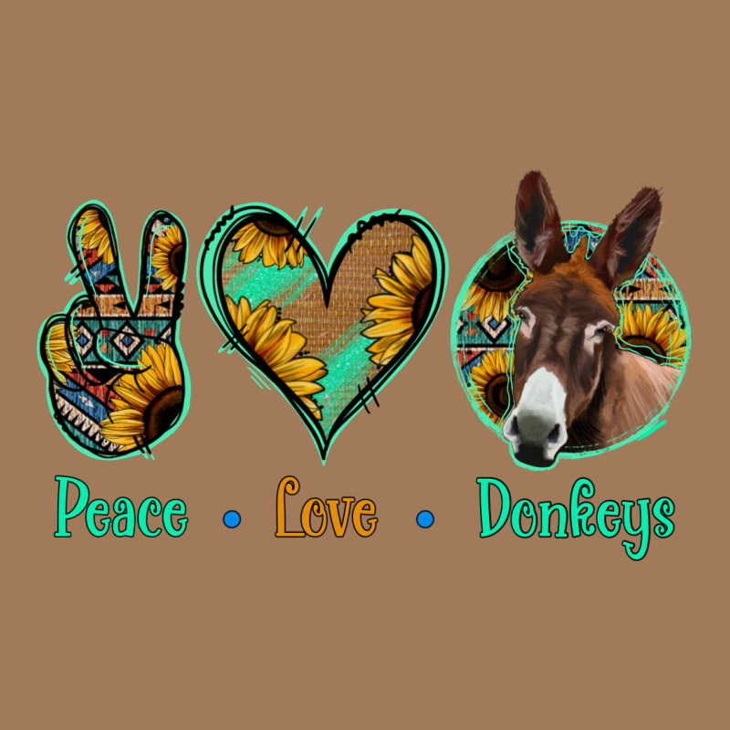 Peace Love Donkeys Classic Tee by Jasminsmagicworld | Teevron