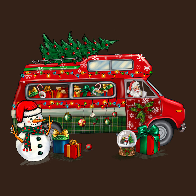 Christmas Santa Claus With Retro Van Heavy Core Tee by BundleAndBundleShop | Teevron