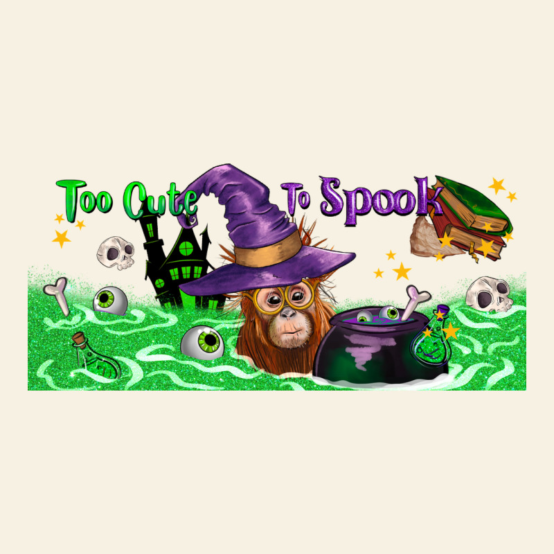 Too Cute To Spook Baby Orangutan Vintage Tee by LillyAllenDesigns | Teevron