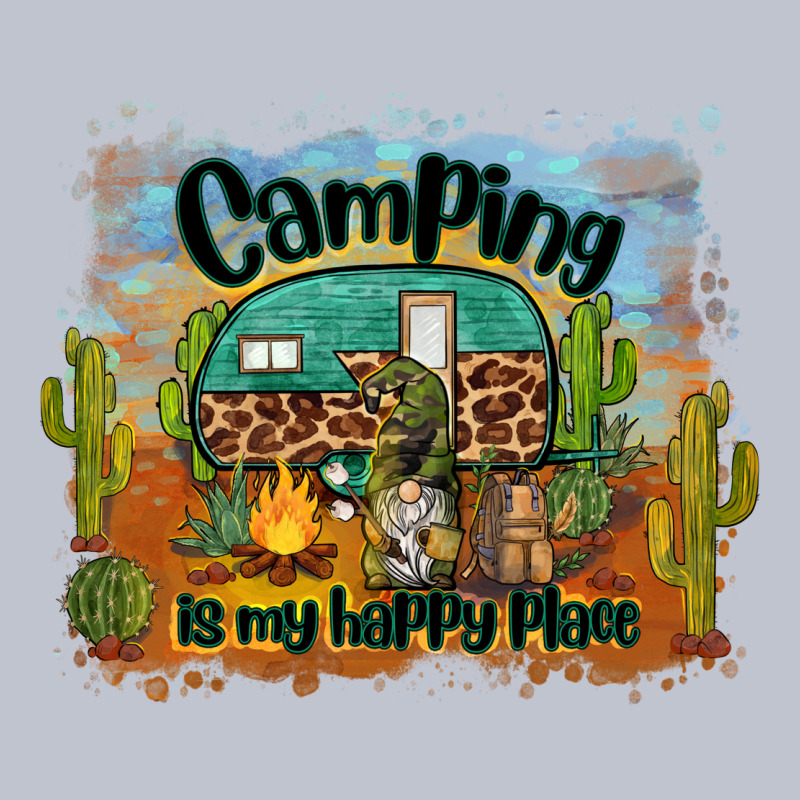 Camping Is My Happy Place Premium Hoodie by BarkalooDesign | Teevron