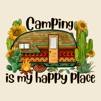 Camping Is My Happy Place Caravan Premium Hoodie | Teevron