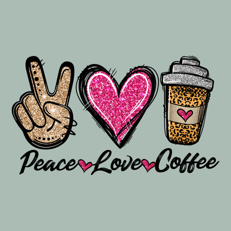 Peace Love Coffee Classic Tee by Jasminsmagicworld | Teevron