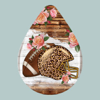 American Football And Western Roses Teardrop Heavy Core Tee | Teevron