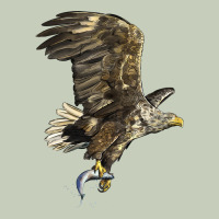 American White Sea Eagle Ladies Tee | Teevron