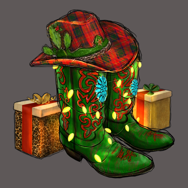Cowboy Hat With Boots Christmas Premium Hoodie by RanaPortraitStore | Teevron