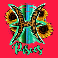 Pisces Zodiac Sign Sunflower Leopard Serape Zipper Hoodie | Teevron