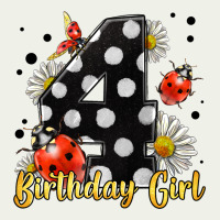 Ladybug Birthday Girl Age 4 Urban Heavy Tee | Teevron