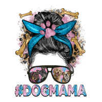 dog mama messy bun | Teevron